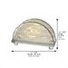 Crystal Napkin Holder with Metal Plate