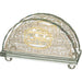 Crystal Napkin Holder with Metal Plate