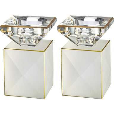 Crystal Candlesticks 9 cm