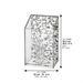 Lucite Tzedakah Box 14 cm - Silver