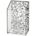 Lucite Tzedakah Box 14 cm - Silver