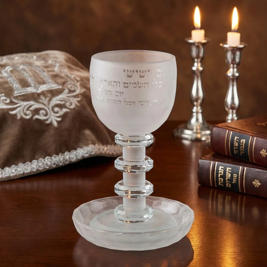 Crystal Kiddush Cup 16 cm