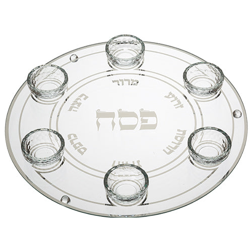 Glass & Crystal Passover Plate
