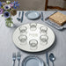 Glass & Crystal Passover Plate 40 cm