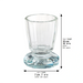 Crystal Kiddush Cup 8 cm with Stem