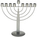 Metal "String" Hanukiah 30 cm - Semi Round