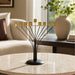 Black Metal "String" Menorah 33.5 cm "Chabbad"