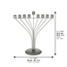 Metal "String" Menorah 33.5 cm "Chabbad"