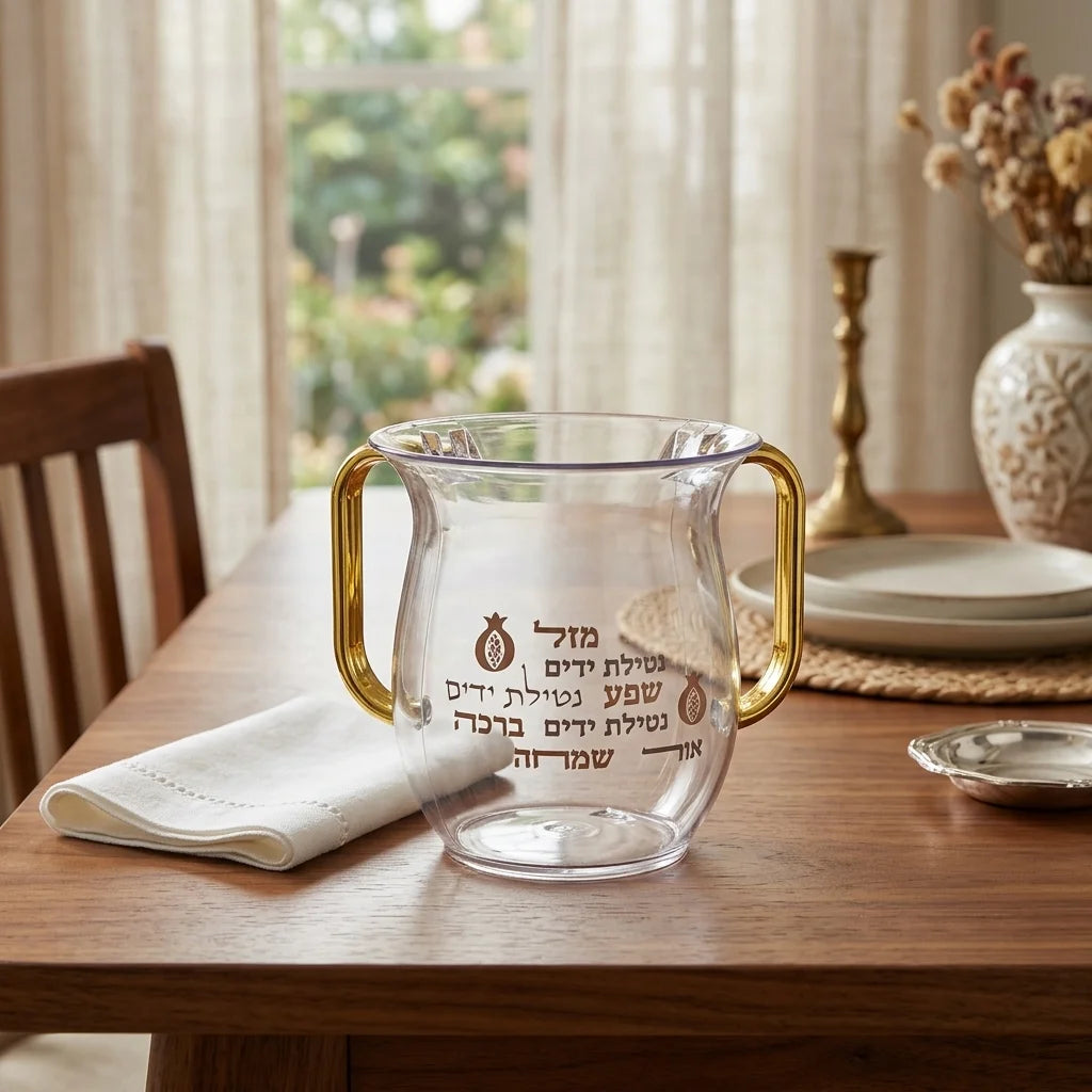 Lucite Washing Cup Gold Handels 13 cm
