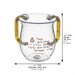 Lucite Washing Cup Gold Handels 13 cm