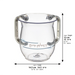 Lucite Washing Cup Silver Handels 13 cm