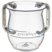 Lucite Washing Cup Silver Handels 13 cm