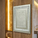 Glass Frame "Asher Yatzar" 23x18 cm- Sepharadic - with Decorative Stones