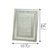 Glass Frame "Asher Yatzar" 23x18 cm- Sepharadic - with Decorative Stones