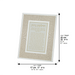 Glass Miror Glitter Candle Lighting Blessing 22x17 cm- "Lines"