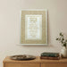 Glass Miror Glitter Hebrew Home Blessing 22X17 cm- "Lines"