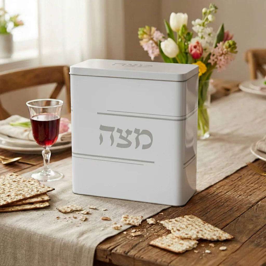 Tin Matzah Box 20.5*19 cm