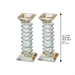 Pair of Crystal Elegant Candlesticks 17.5 cm