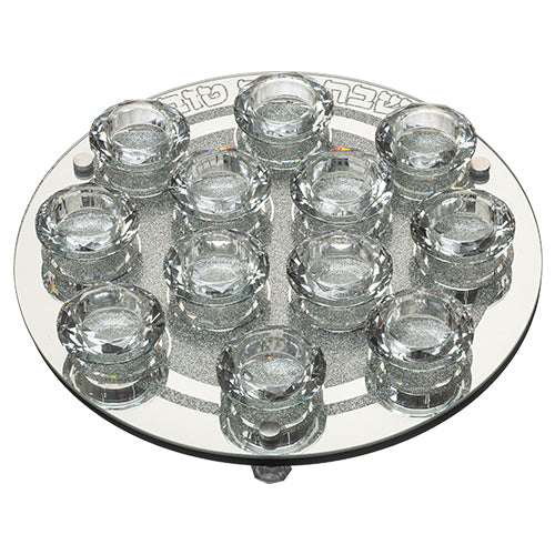 Crystal 12 Brenches Candlesticks 33 cm