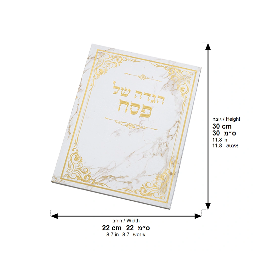 Art Passover Hagadah Hard Cover 22x30 cm