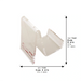 Lucite Stand for Showroom 8x5 cm