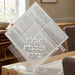 Lucite Stand 7 pcs Bencher 25*22 cm- Sephardic Food Blessing, Silver Color