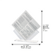Lucite Stand 7 pcs Bencher 25*22 cm- Sephardic Food Blessing, Silver Color