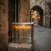 Aluminium and Glass Menorah Box 42x50x26 cm - Copper Profiles
