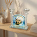Crystal Candlesticks 19x21 cm- "Baba Sali"
