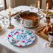 Glass Oval Trivet 19 cm- "Shabbat & Holiday"
