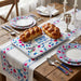 Reinforced Thick Glass Challah Tray 25x37 cm - "Shabbat & Holiday"