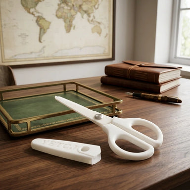 White Ceramic Scissors 14 cm