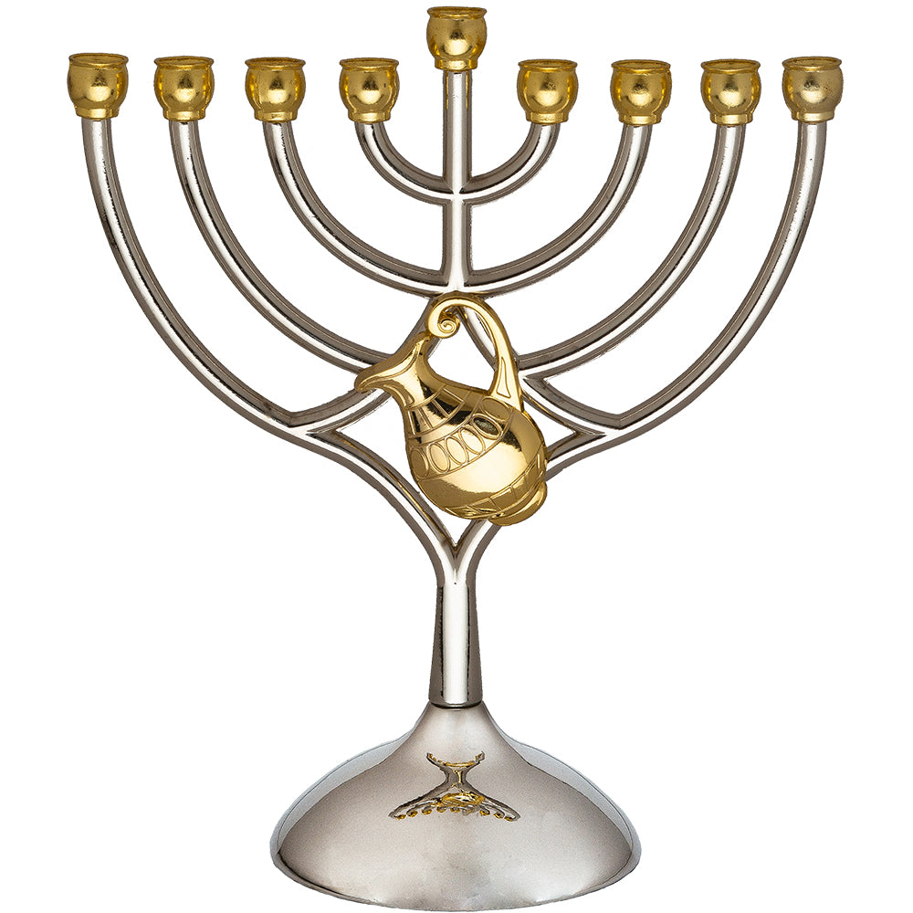 Metal Menorah 18*16 cm- Jug - Gold