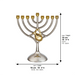 Metal Menorah 18*16 cm- Jug - Gold