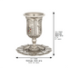 Nickel Kiddush Cup 15 cm with Saucer Contain 120ml // 4.06oz