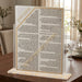 Lucite Stand 7 pcs Bencher 23*18 cm- Ashkenaz Bencher, Gold Color