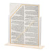 Lucite Stand 7 pcs Bencher 23*18 cm- Ashkenaz Bencher, Gold Color