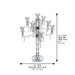 Crystal 9 Branch Candlesticks 60 Cm
