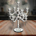 Crystal 9 Branch Candlesticks 60 Cm