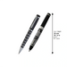 Elegant Black Pen Inscribed with Silver "7 Blessings" 13.5 cm- -English
