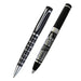 Elegant Black Pen Inscribed with Silver "7 Blessings" 13.5 cm- -English