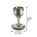 Crystal Kiddush Cup 16 cm Contain Contain 130ml // 4.3oz - Silver