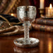 Crystal Kiddush Cup "Blessing" 16 cm with Stones Contain 130ml // 4.3oz - Silver