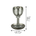Crystal Kiddush Cup "Blessing" 16 cm with Stones Contain 130ml // 4.3oz - Silver