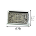 Glass Matches Holder with Plaque "Candle Lighting" 12.5*8 cm