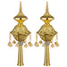Pair of Rimonim for Thorah 32 cm - Gold