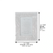 Glass Framed White Blessing 22*18 cm- "Asher Yatzar" Sephardic