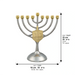 Metal Menorah 18*16 cm- Jug - Gold