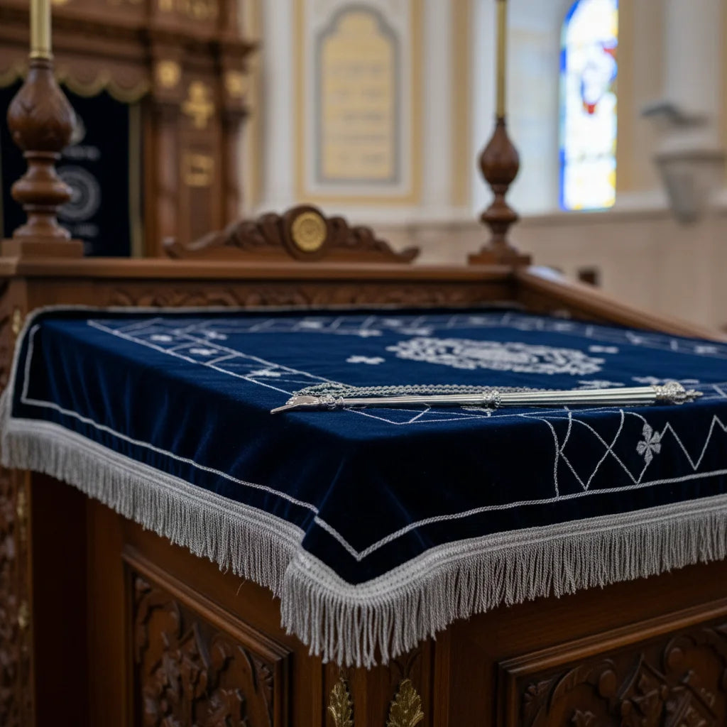 B Metal Torah Pointer 23 cm - Silver