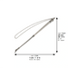 B Metal Torah Pointer 23 cm - Silver